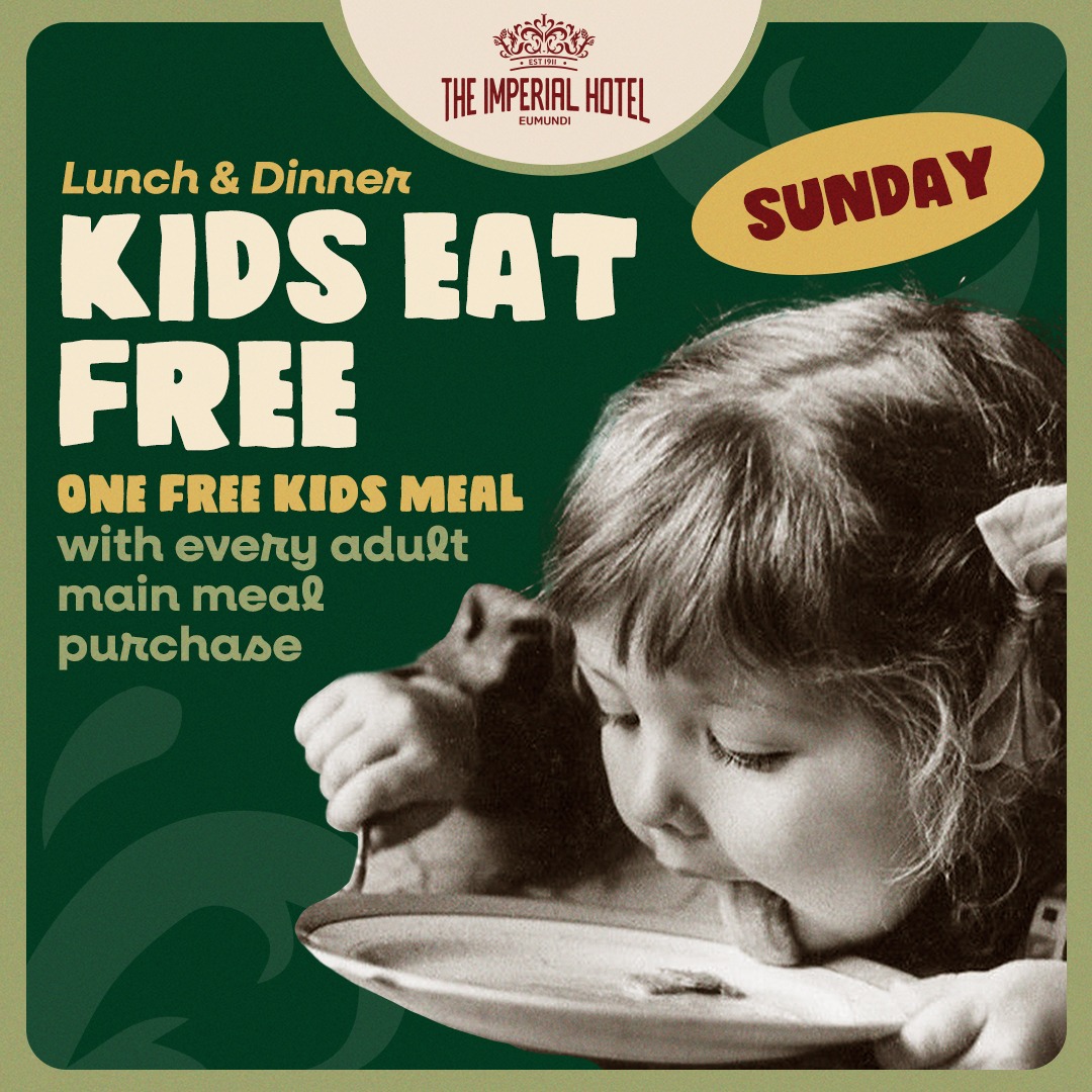 SundaySpecial- kids eat free